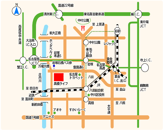 �������C�t��ʃA�N�Z�X���Ӓn�}